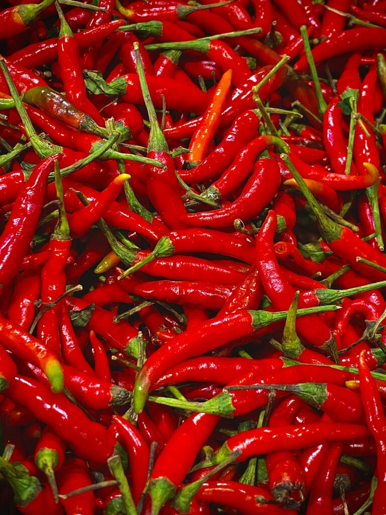 Chili peppers indicate spice- one of the indicators how I rate books