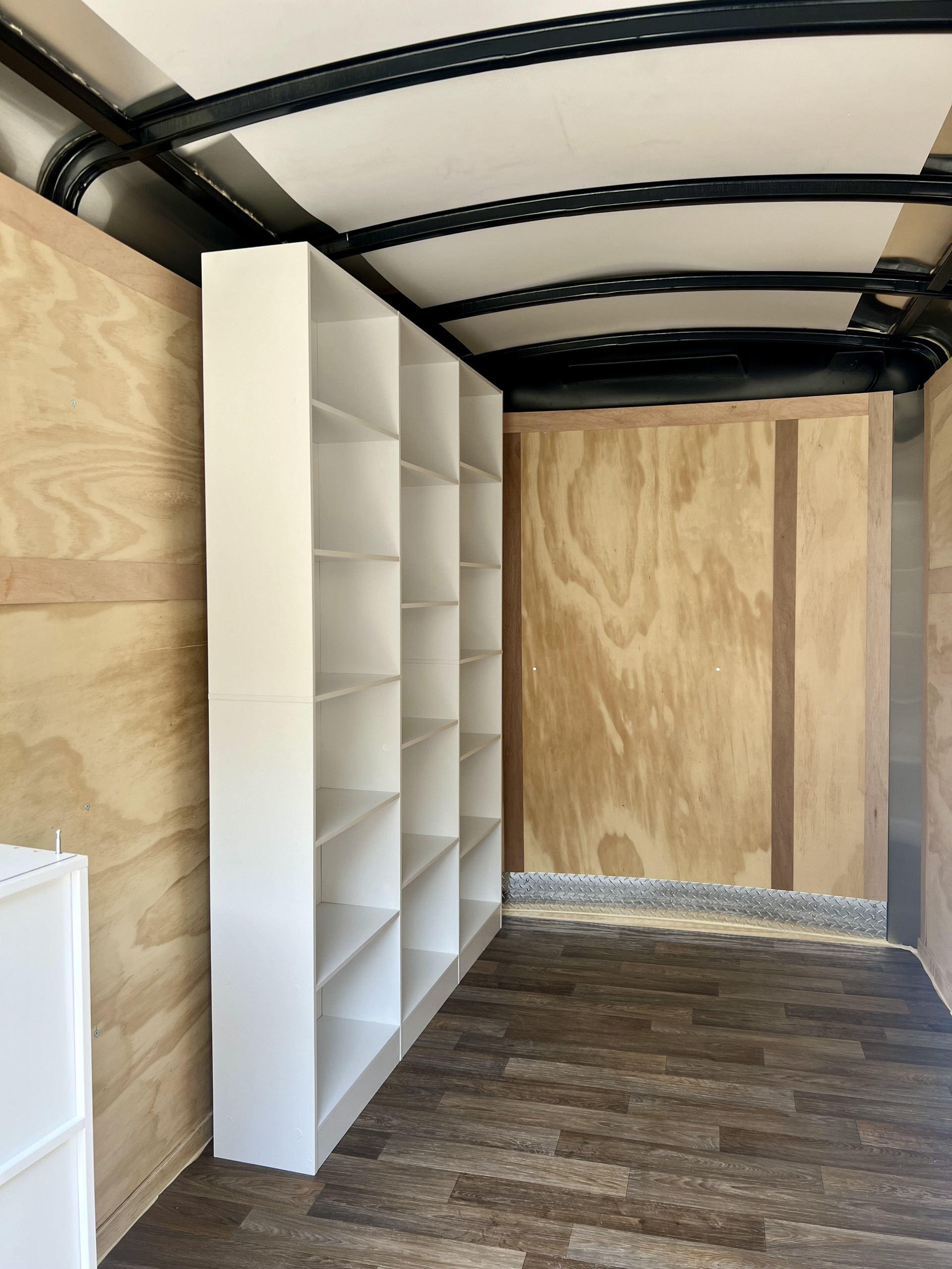 Bookshelves for the Mobile Bookstore